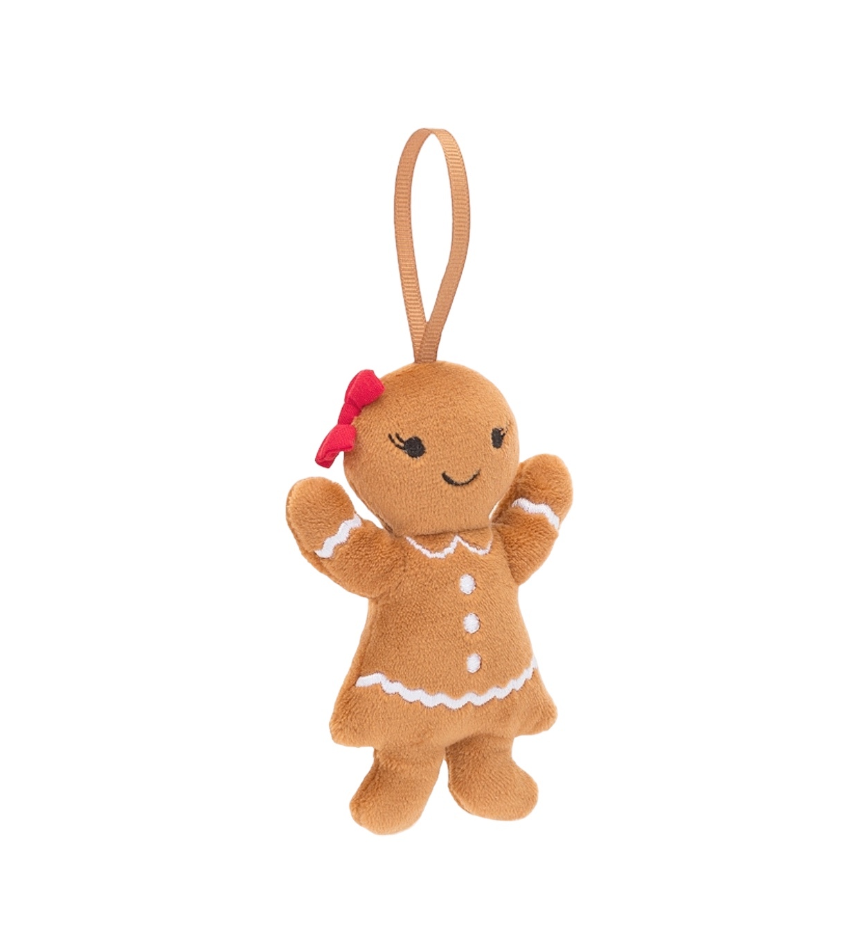Jellycat Christmas Gingerbread Girl 10cm Ornaments
