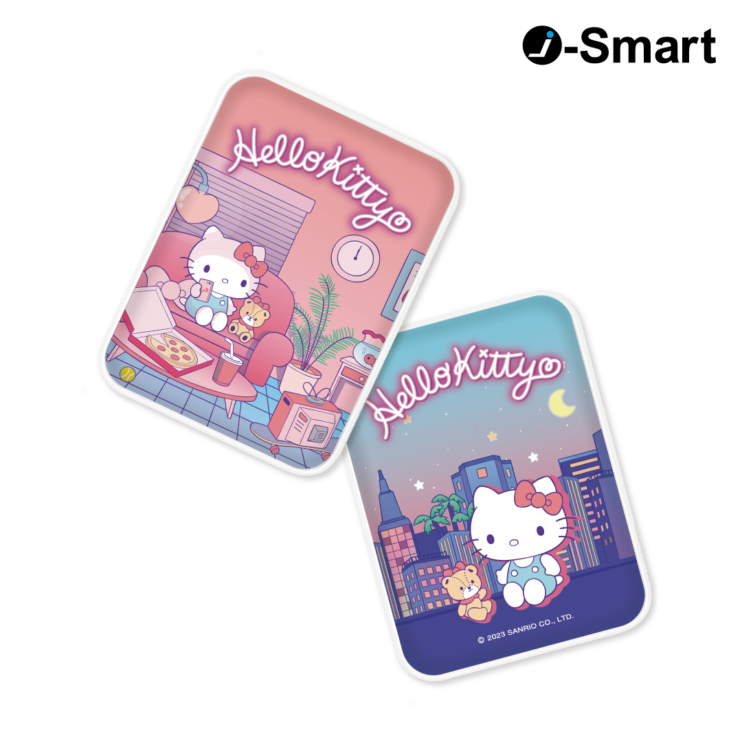 SANRIO-口袋行動電源-城市系列-HELLO KITTY