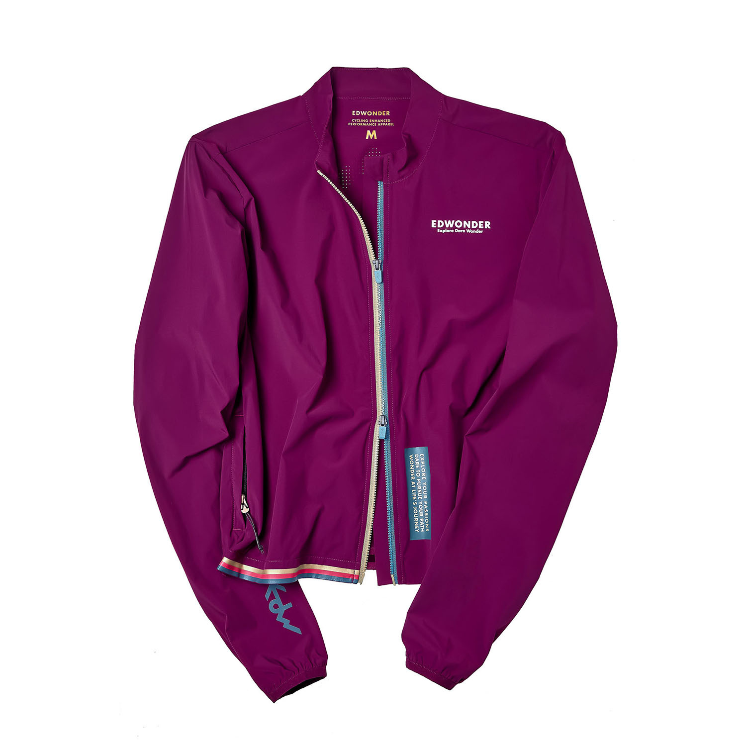 Edwonder EdW Edition Lightweight Stowable Jacket Wine Berry (Men & Women)