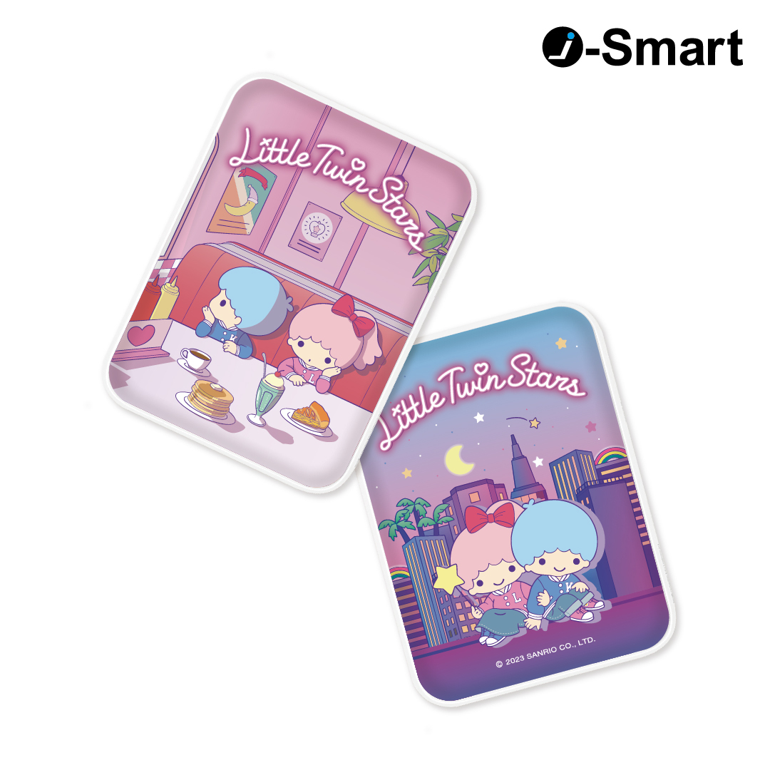 SANRIO-口袋行動電源-城市系列-LITTLE TWIN STARS
