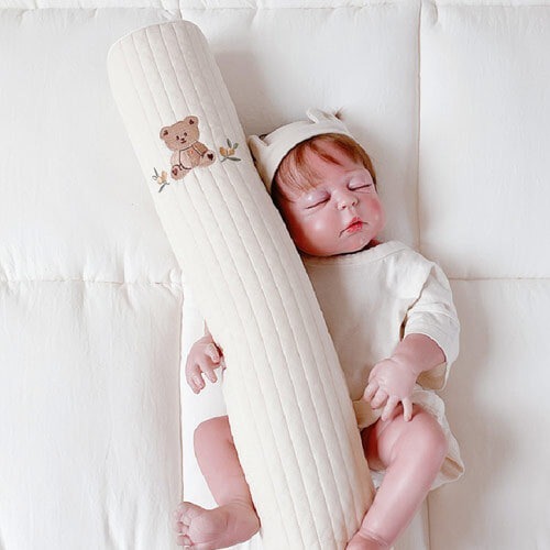 DTD x malolotte 100支絎縫棉圓柱抱枕枕套(枕芯單獨購買)