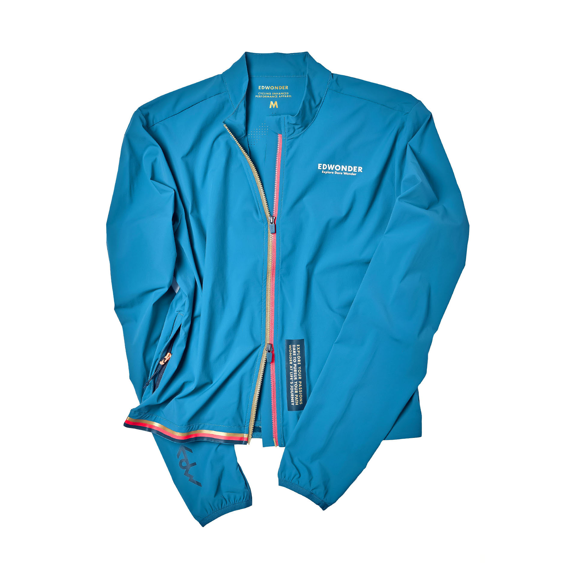 Edwonder EdW Edition Lightweight Stowable Jacket Adriatic Blue (Men & Women)