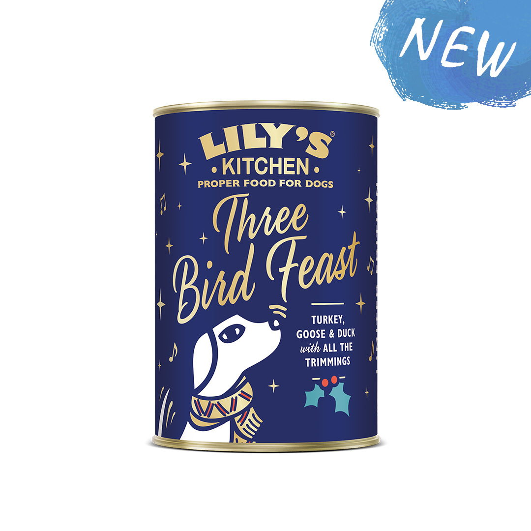 LILY'S KITCHEN 莉莉廚房主食罐－三鳥饗宴（400g）(2023限定包裝)