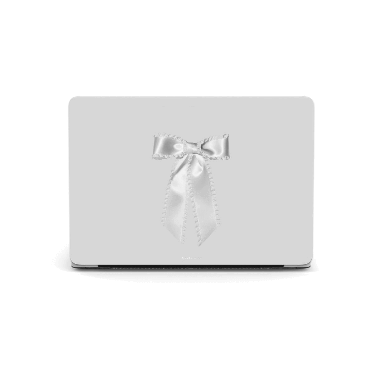 緞帶蝴蝶結 MacBook 透明全包防刮保護殼 APEEL