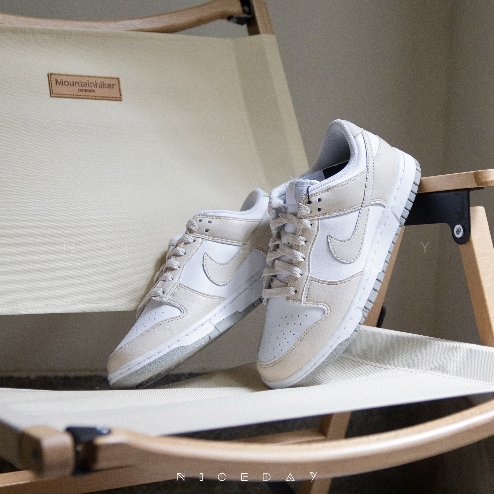 NICEDAY 代購 Nike Dunk Low Next Nature 奶茶 白 回收材質 女款 DN1431-100