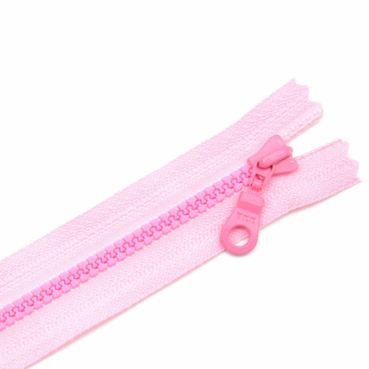 【6吋】3V塑鋼拉鍊(粉紅+粉紅齒)_燈泡頭