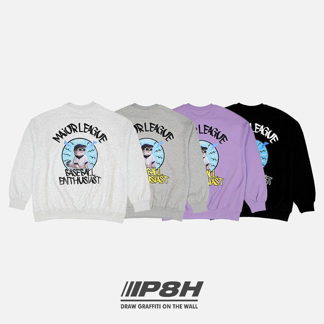 貓仔圖案衛衣 PLUS82HIYA-057T