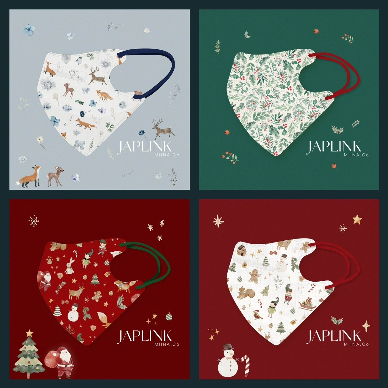 JAPLINK MASK 立體口罩【 聖誕福包🎄 】
