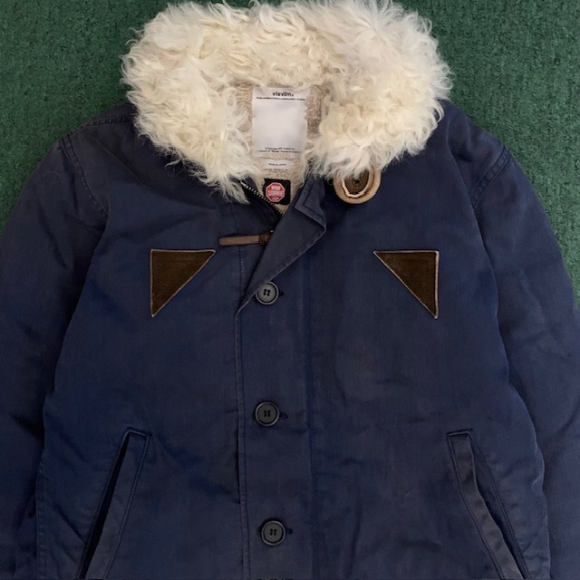 VISVIM DECKHAND JACKET (( USED A )) 中古美品 - NAVY SIZE 1 IN STOCK NOW (現貨發售中)