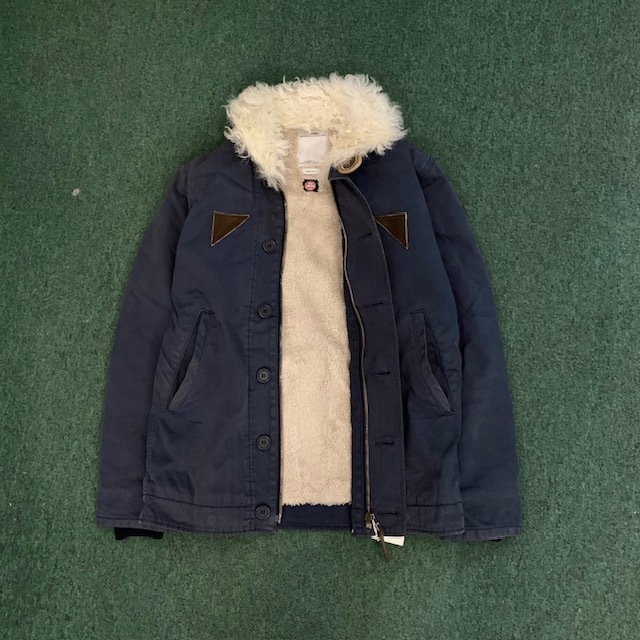 VISVIM DECKHAND JACKET (( USED A )) 中古美品 - NAVY SIZE 1 IN STOCK NOW (現貨發售中)