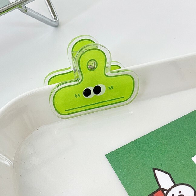 《3322》四色大眼壓克力文件夾一組(四入)