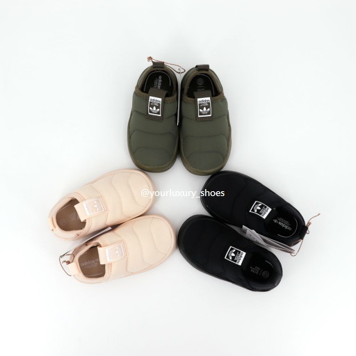 【Luxury】 現貨 ADIDAS PUFFYLETTE 360 KIDS 素面麵包鞋 包鞋襪套鞋胖胖鞋嬰幼兒學步鞋兒童娃娃鞋復古毛毛蟲鞋