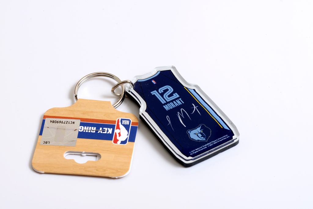 WinCraft 曼菲斯灰熊隊 Ja Morant 壓克力 球衣鑰匙圈