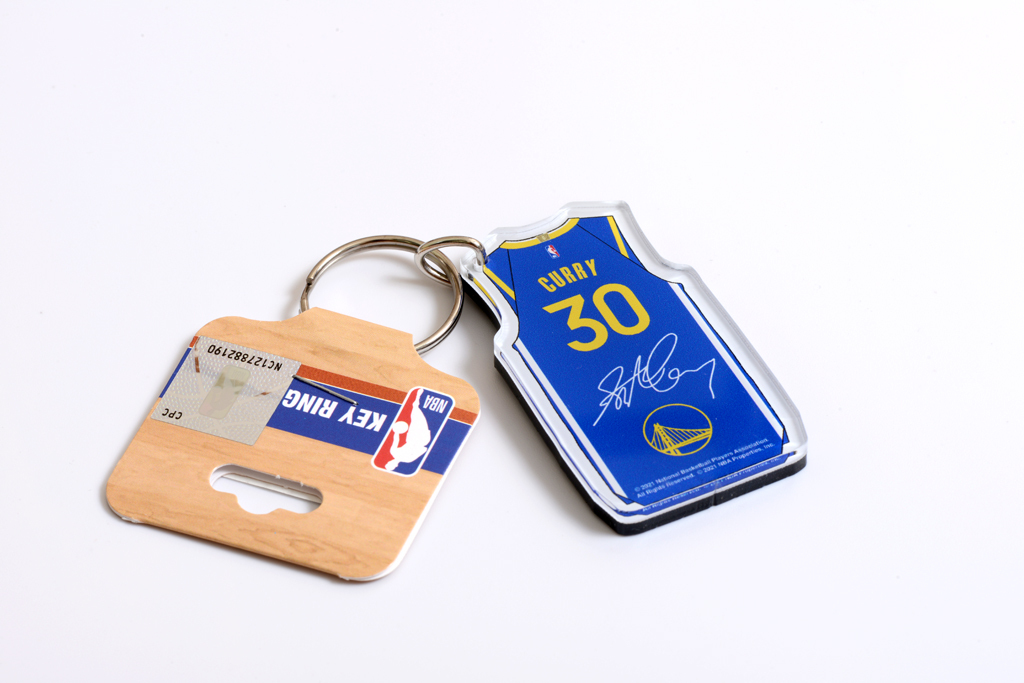 WinCraft 金州勇士隊 Stephen Curry 壓克力 球衣鑰匙圈