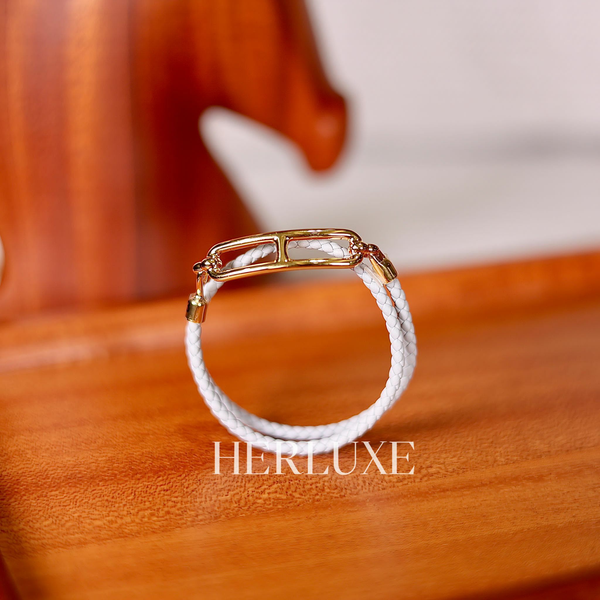 Roulis double tour tress bracelet 8U bleu glacier CC T3