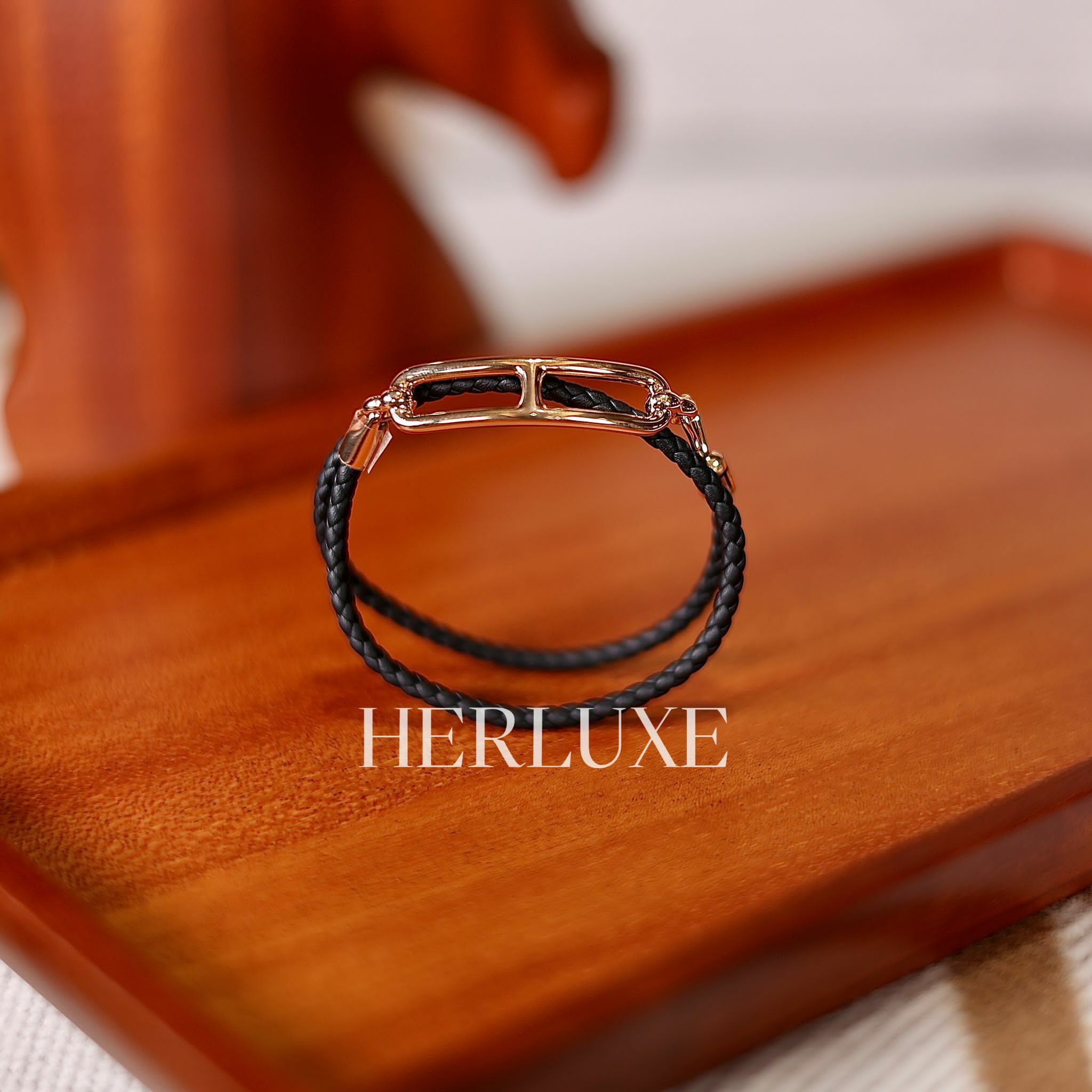 Roulis double tour tress bracelet 89 Noir CD T1 T2