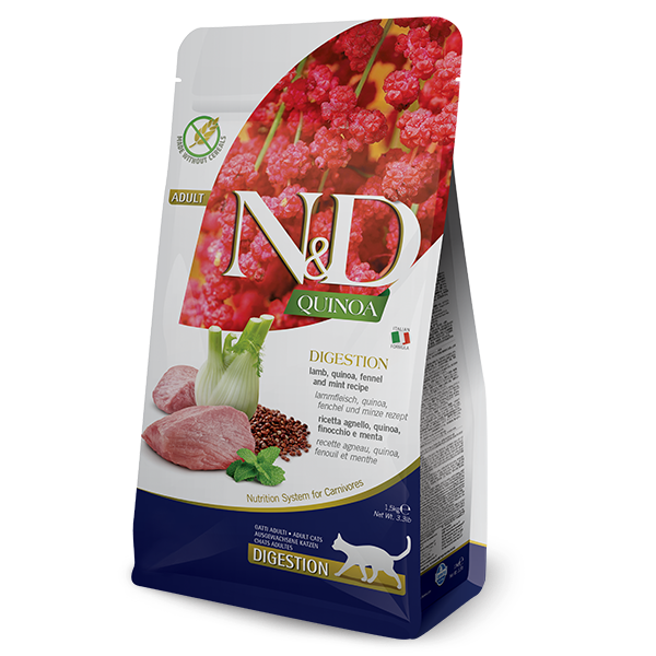 [對抗劈價大毒瘤限時優惠] N&D – 天然藜麥無穀機能系列 腸胃保健-羊肉茴香 Quinoa Digestion with Lamb 1.5kg