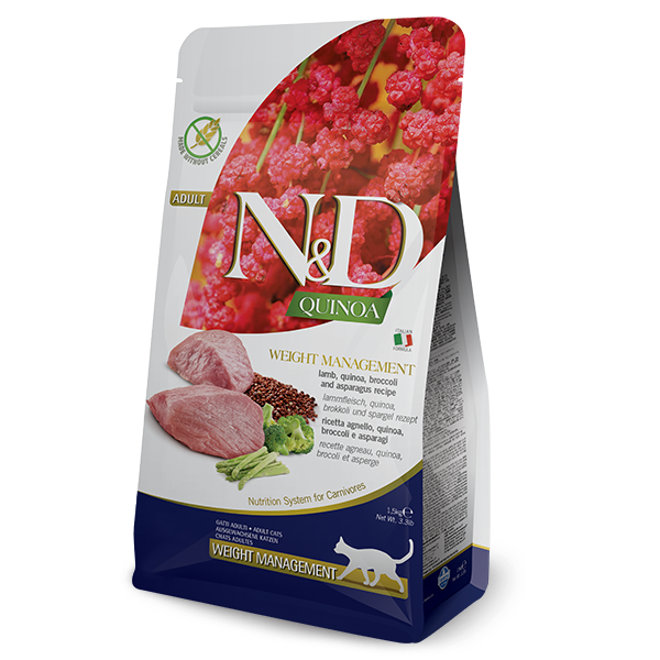 [對抗劈價大毒瘤限時優惠] N&D – 天然藜麥無穀機能系列 體重管理-羊肉蘆筍 Quinoa Weight Management with Lamb 1.5kg