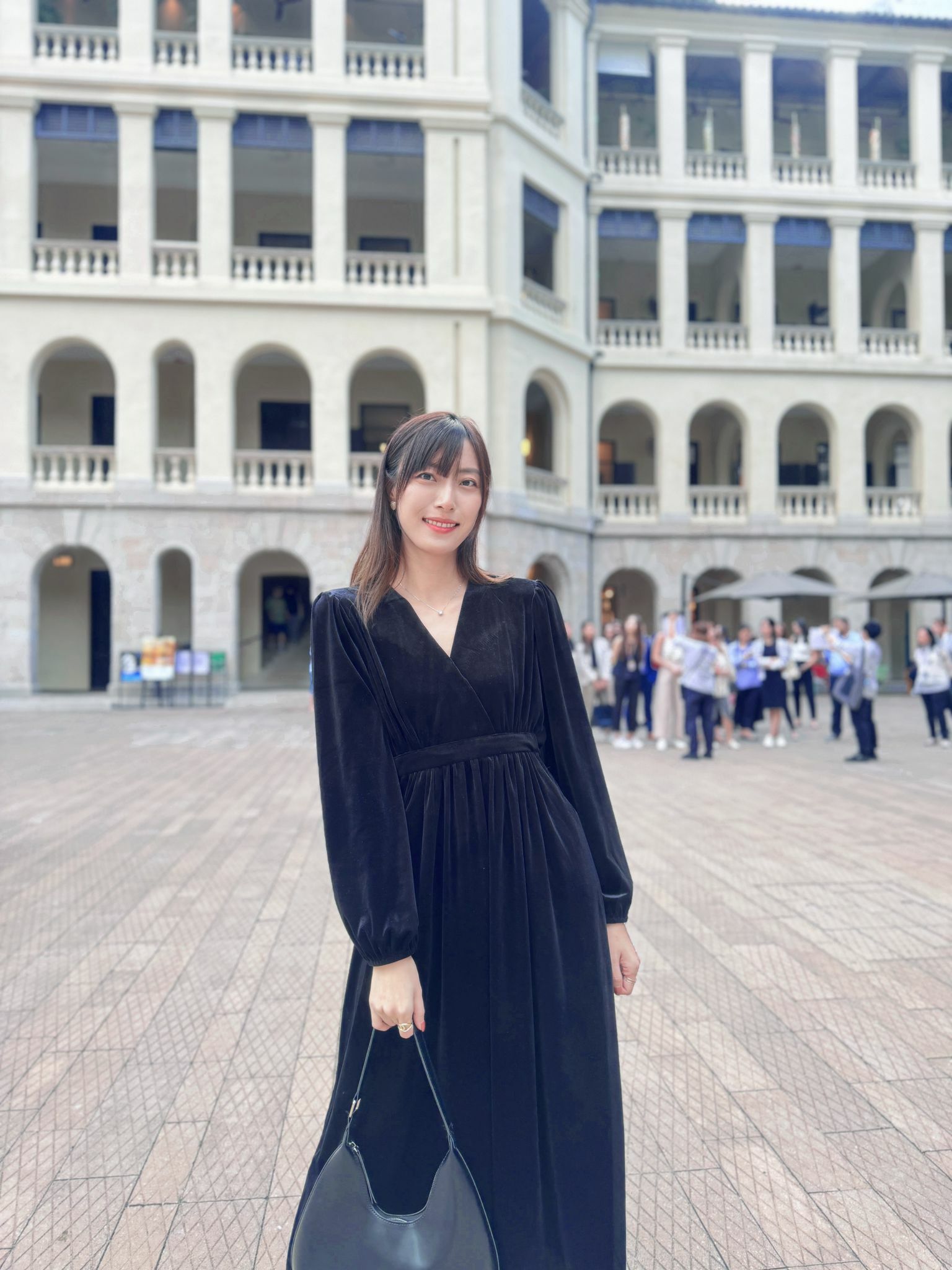 OP#5486 🤍柔光絲絨裙