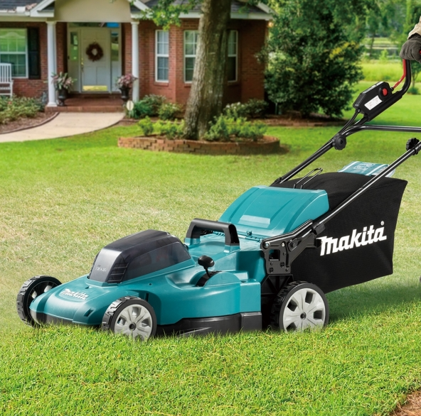 "MAKITA"牧田牌 手推式剪草機530mm(鋰18Vx2=36V)(淨機)-[DLM538Z]