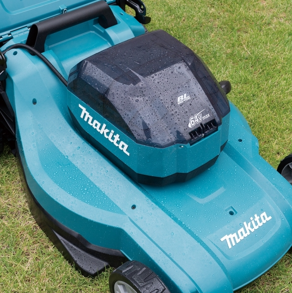"MAKITA"牧田牌 充電式剪草機480mm(無碳刷)(鋰64V) (4.0Ah單電套裝)-[LM001JM101]