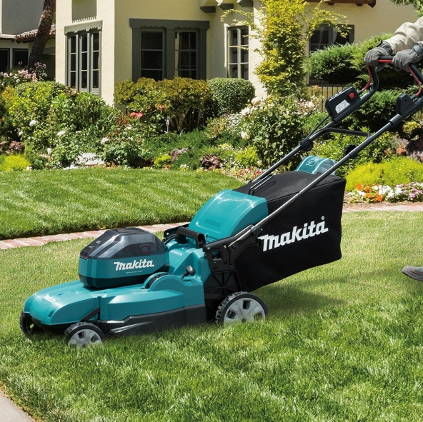 "MAKITA"牧田牌 充電式剪草機534mm(無碳刷)(鋰64V) (4.0Ah單電套裝)-[LM002JM101]