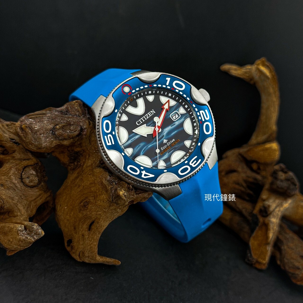 【CITIZEN 星辰】 PROMASTER 殺人鯨限量光動能潛水腕錶 BN0238-02L 46mm 現代鐘錶