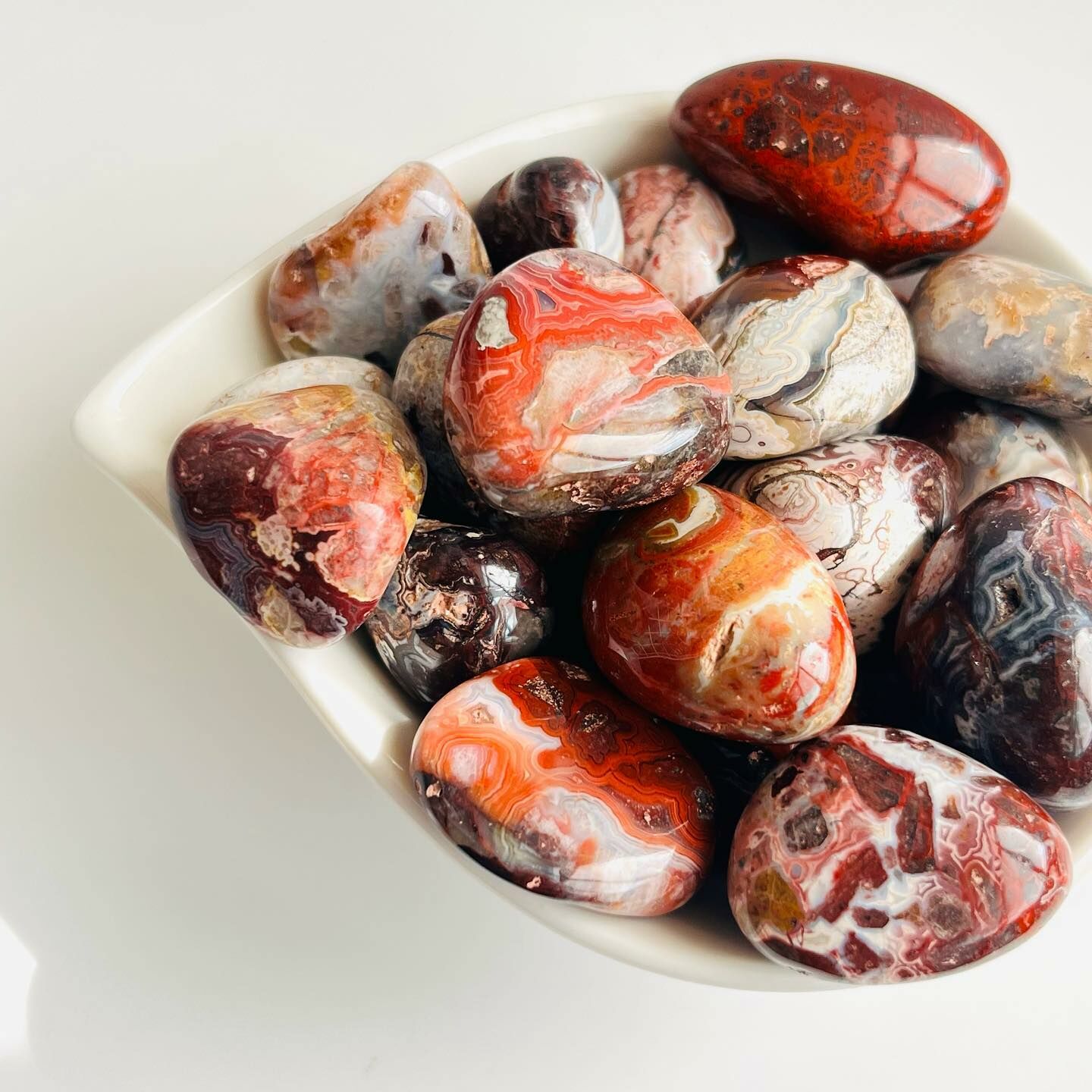 [原石] 墨西哥瘋狂瑪瑙 水晶滾石