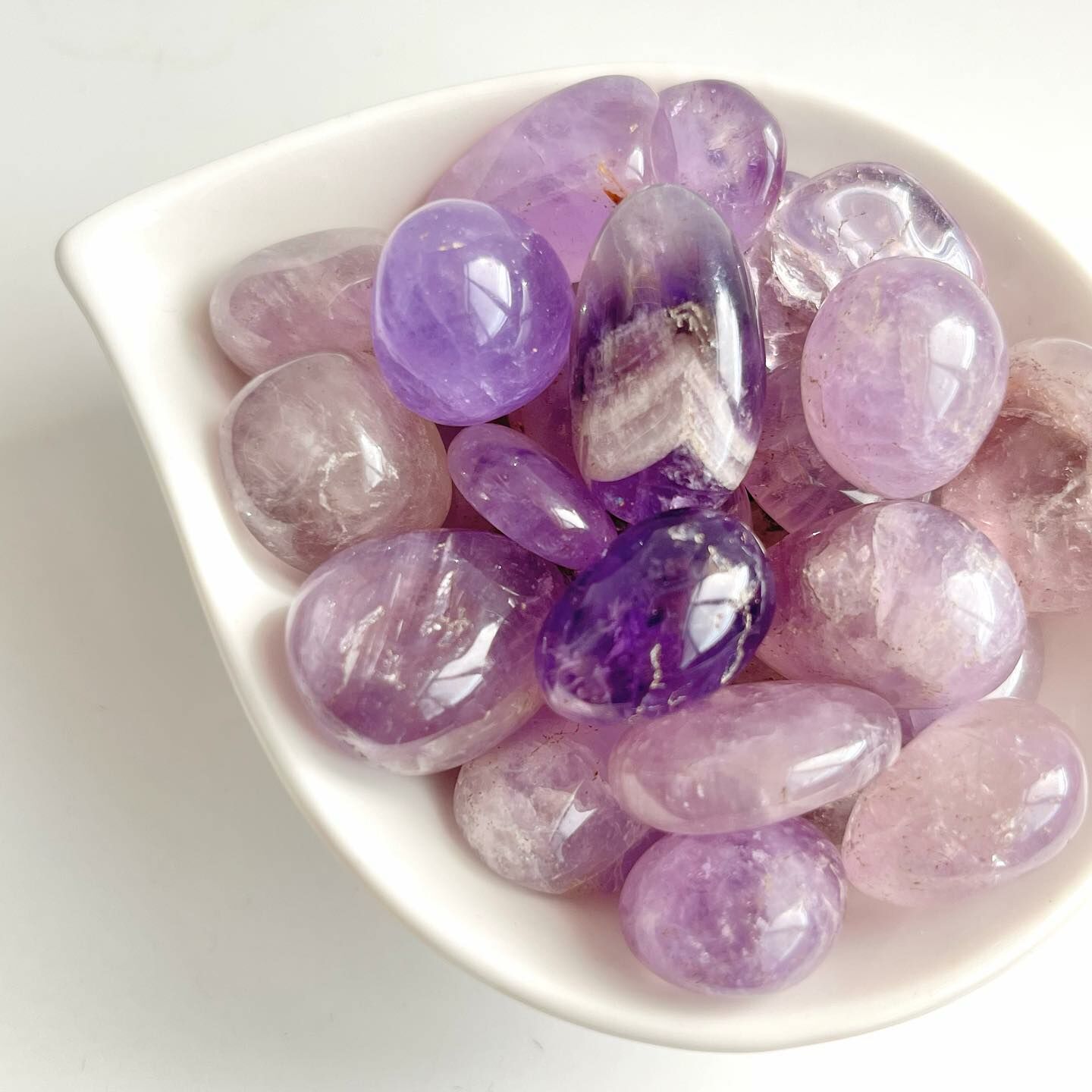 [原石] 紫水晶滾石