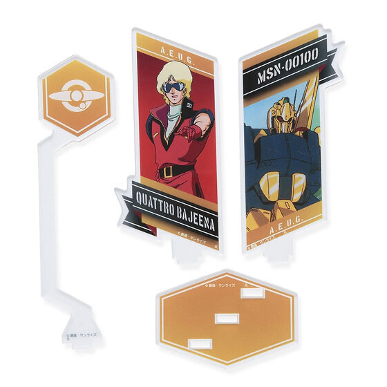 Pbandai 預訂2024/7月 機動戦士Zガンダム クワトロ・バジーナ/百式 アクリルスタンド