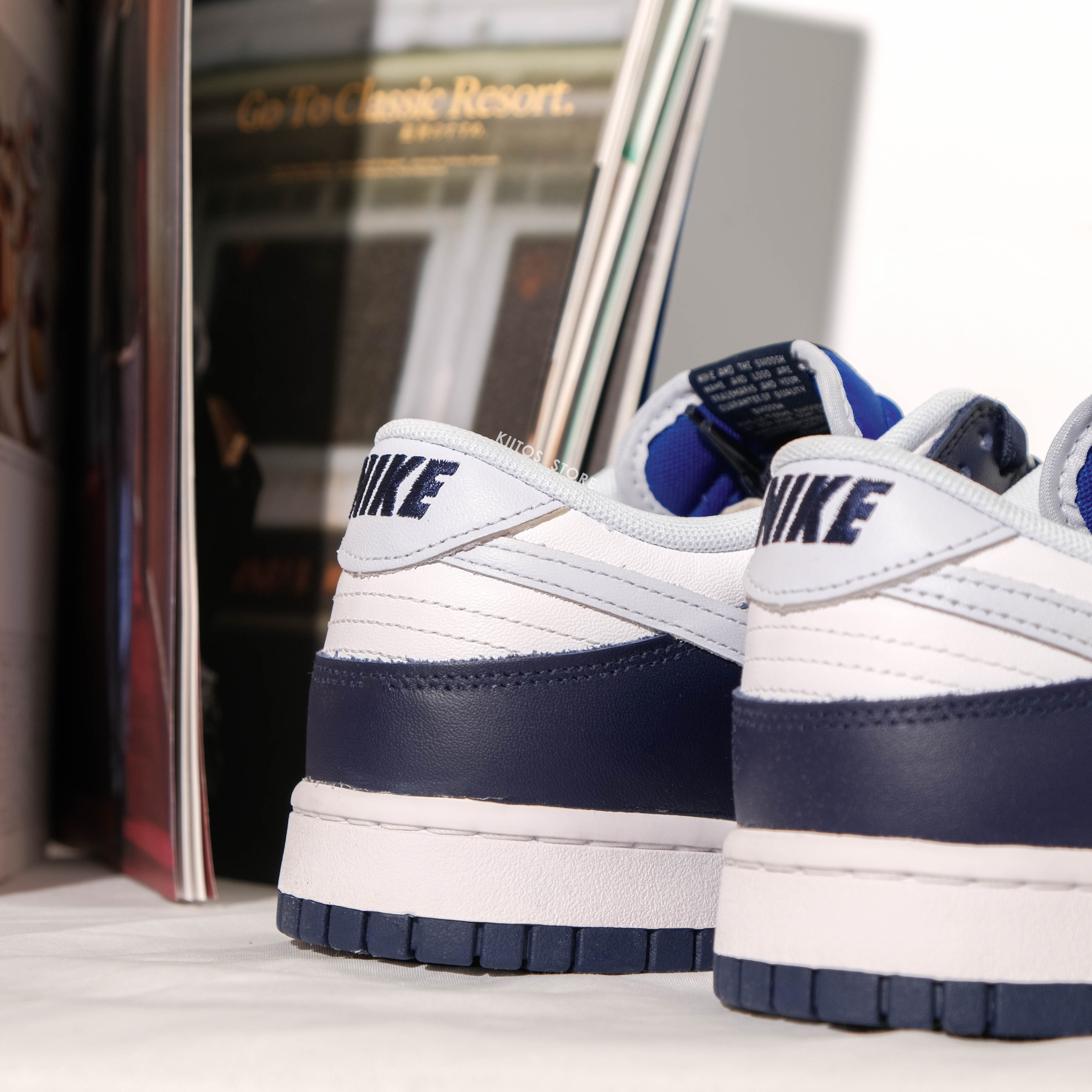 Nike Dunk Low 反轉午夜藍黑白藍男款FQ8826-100