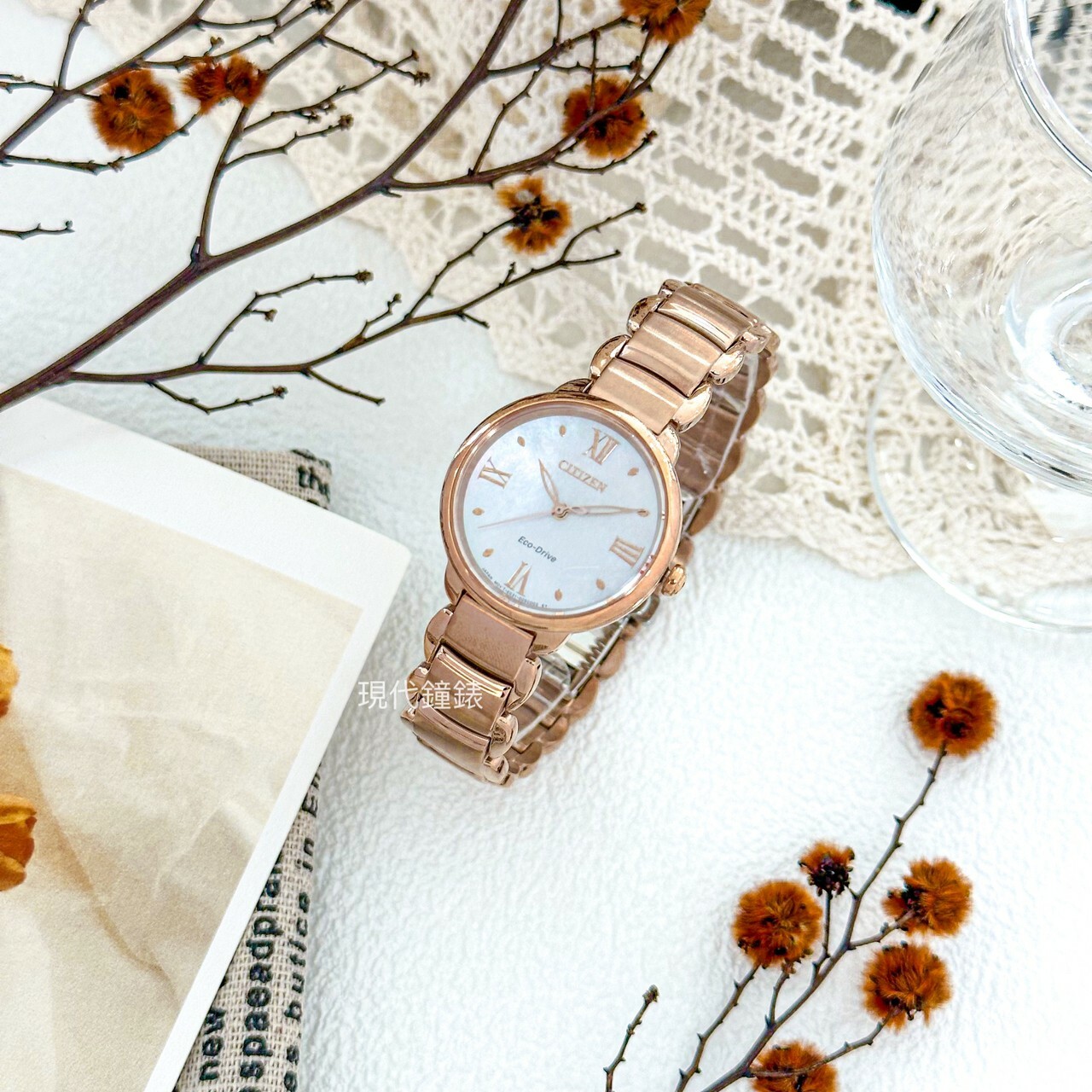 【CITIZEN 星辰】L系列 聖誕節推薦款腕錶 EM0928-84D 28mm 現代鐘錶