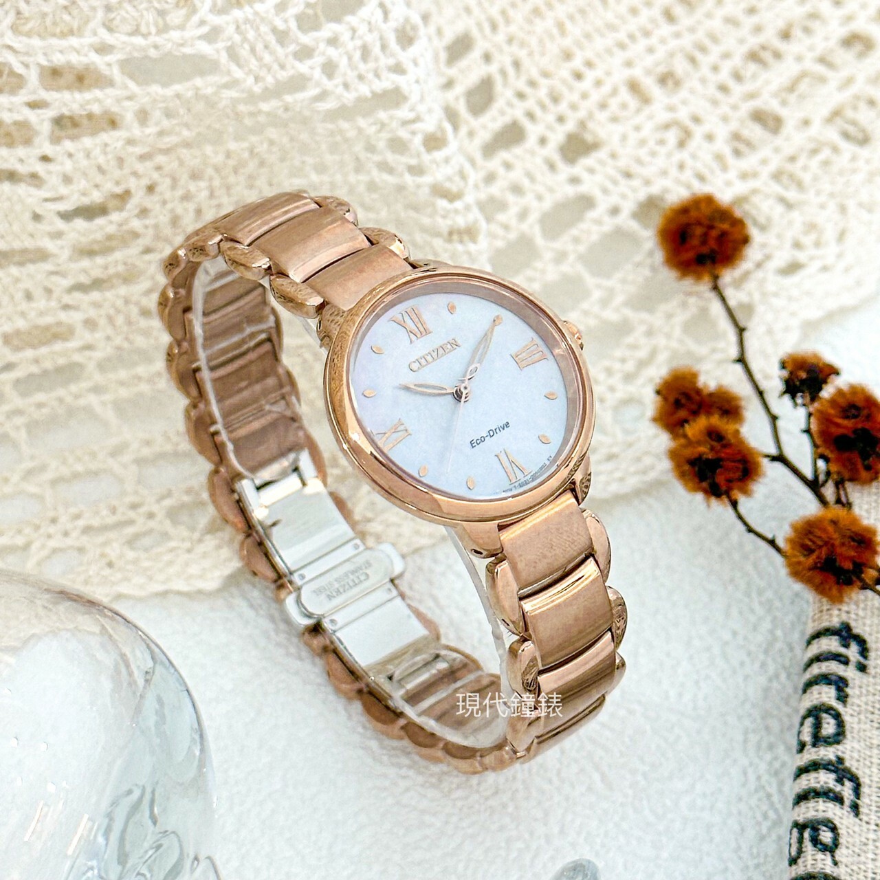 【CITIZEN 星辰】L系列 聖誕節推薦款腕錶 EM0928-84D 28mm 現代鐘錶