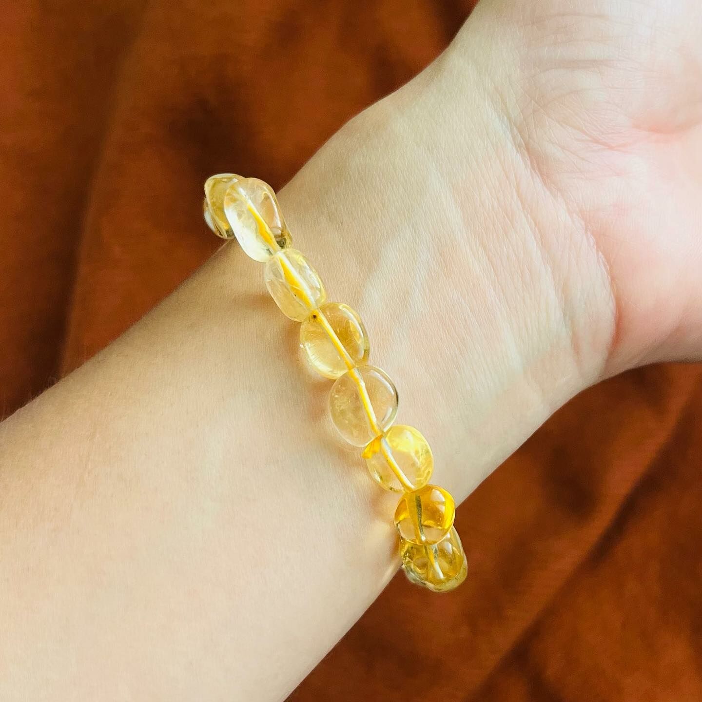 [原石] 黃水晶手串 水晶手鏈