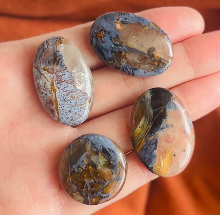 [原石] 彼得石 玉化 水晶墜面 水晶蛋面