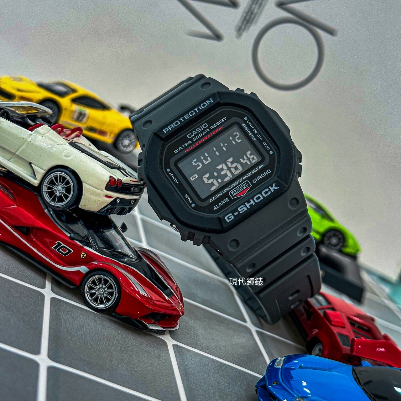 【G-SHOCK】雙配色經典款 DW-5610SU-8D 43.8mm 現代鐘錶