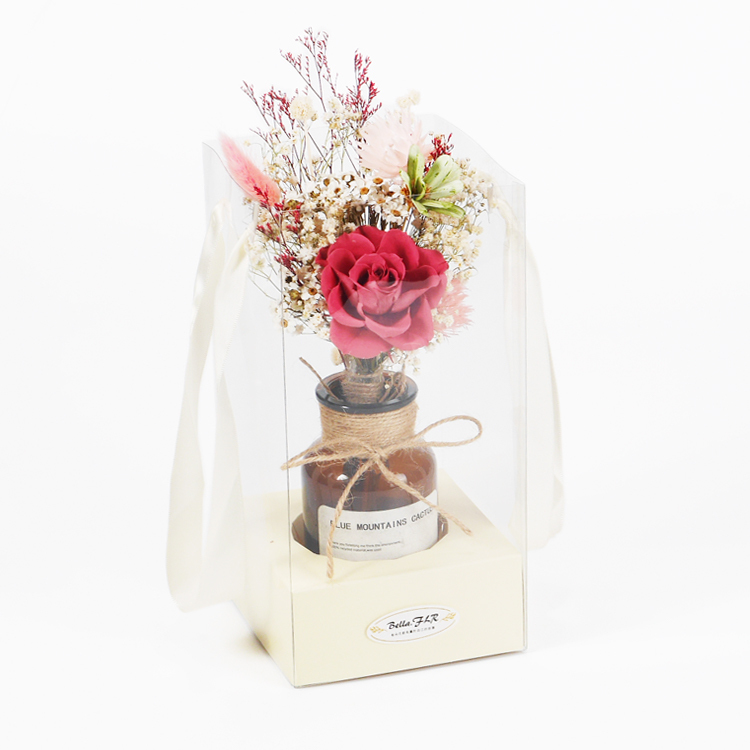 【陽光與你】乾燥花束玻璃瓶提盒