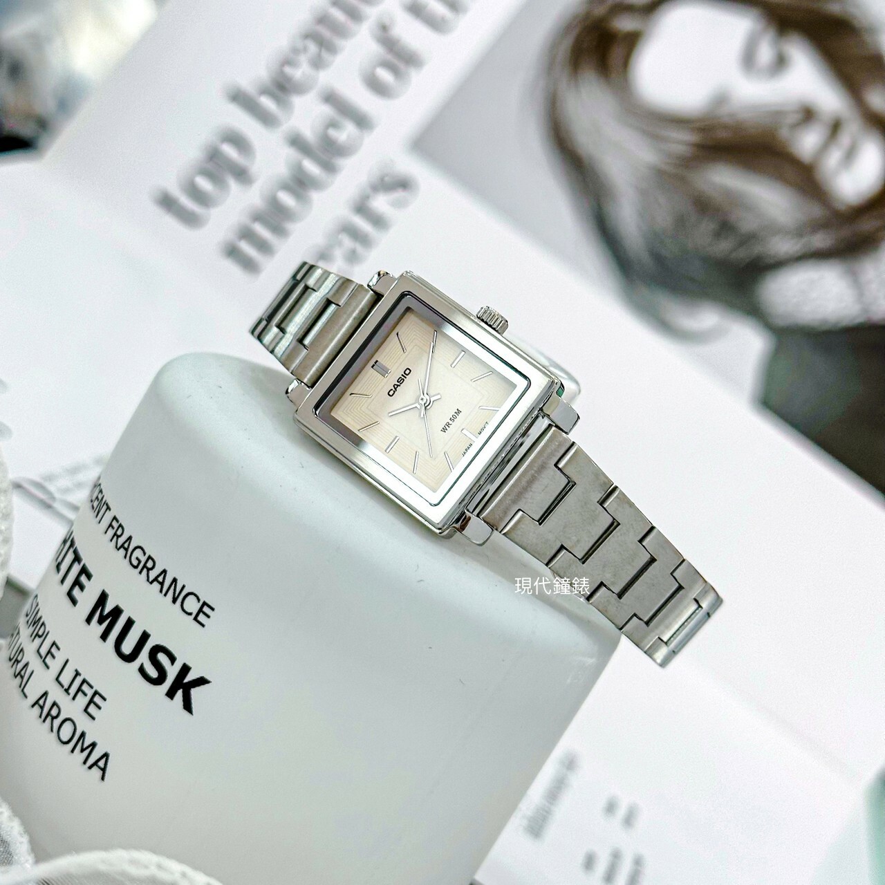 【CASIO 卡西歐】經典方形氣質腕錶 LTP-E176D-4A 23mm 現代鐘錶