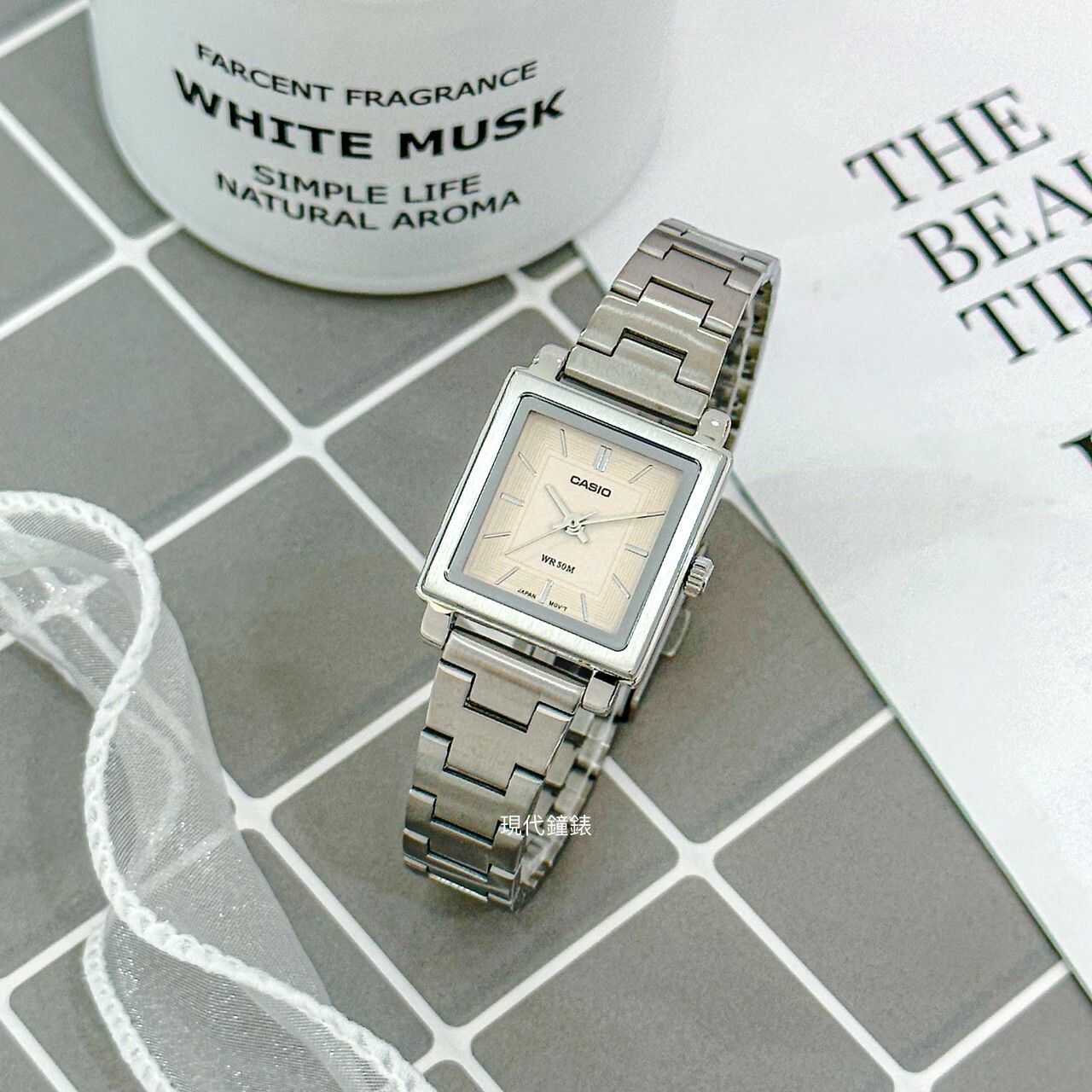 【CASIO 卡西歐】經典方形氣質腕錶 LTP-E176D-4A 23mm 現代鐘錶