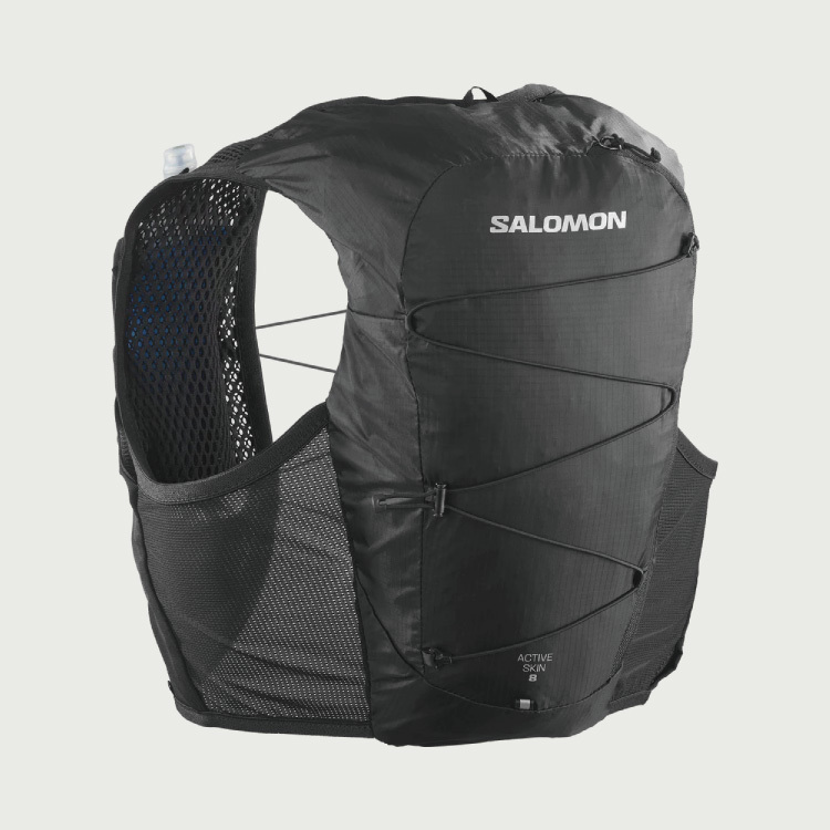 RUN｜SALOMON ACTIVE SKIN 8 SET - Black 越野跑水袋背心