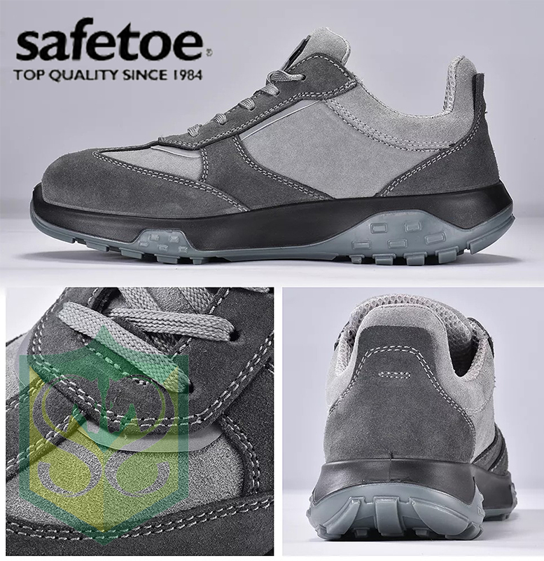 SAFETOE L-7508 Fiber Toe Breathable Safety Shoes S1P SRC