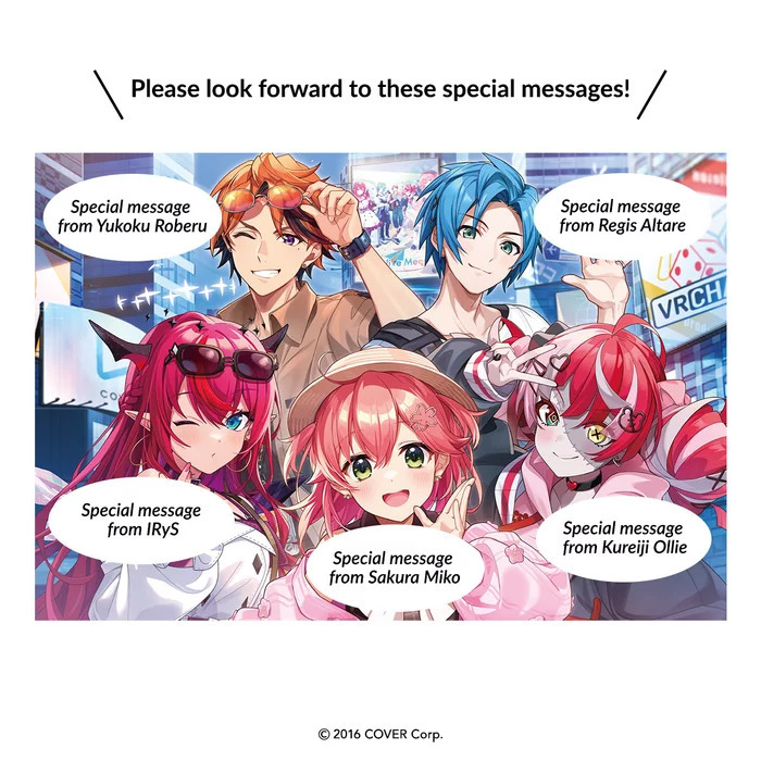 「官品代購」  Hololive Meet 第2彈 周邊 #2 名信片