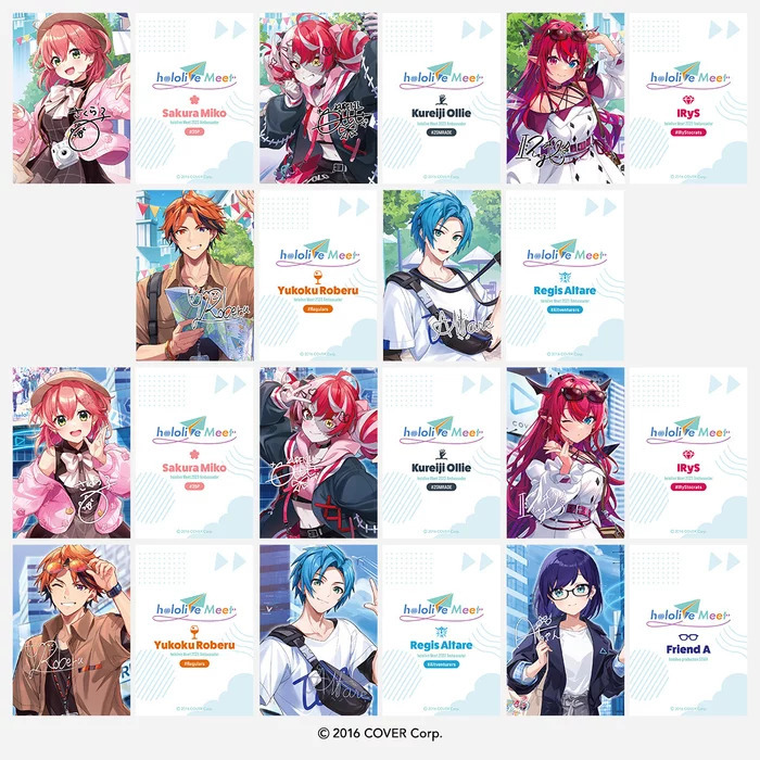 「官品代購」  Hololive Meet 第2彈 周邊 #3 Trading Cards