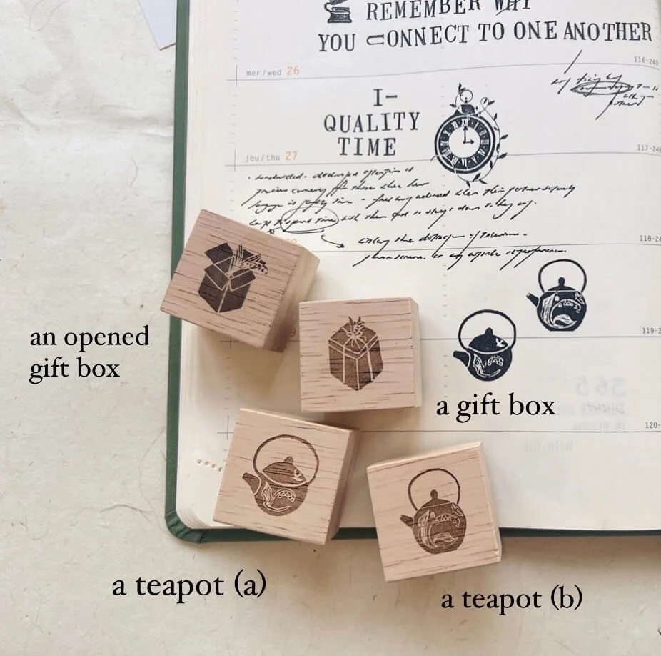 SOM x Jesslynnpadilla 寶貴時光&愛是禮物系列印章 共七款