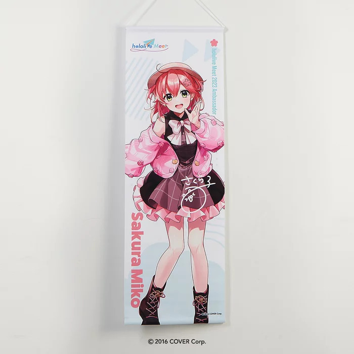 「官品代購」  Hololive Meet 第2彈 周邊 #5 B2 Slim 掛布
