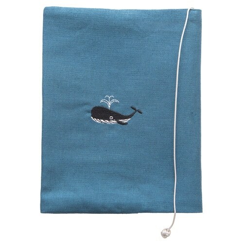 動物刺繡布書衣 文庫尺寸