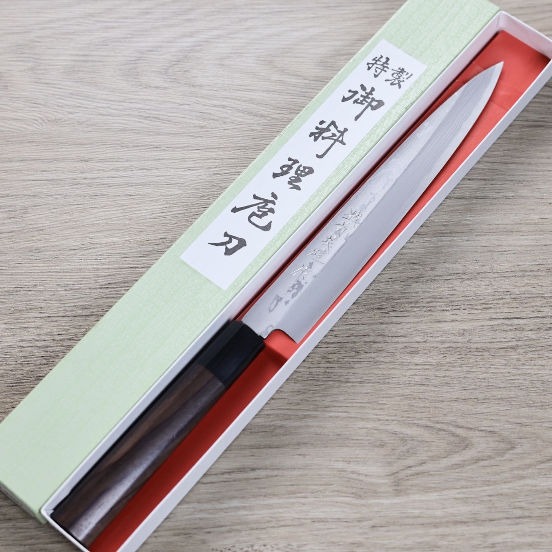 片刃包丁  柳刃④  北岡英雄作 片刃包丁 切付柳刃 北岡英雄作