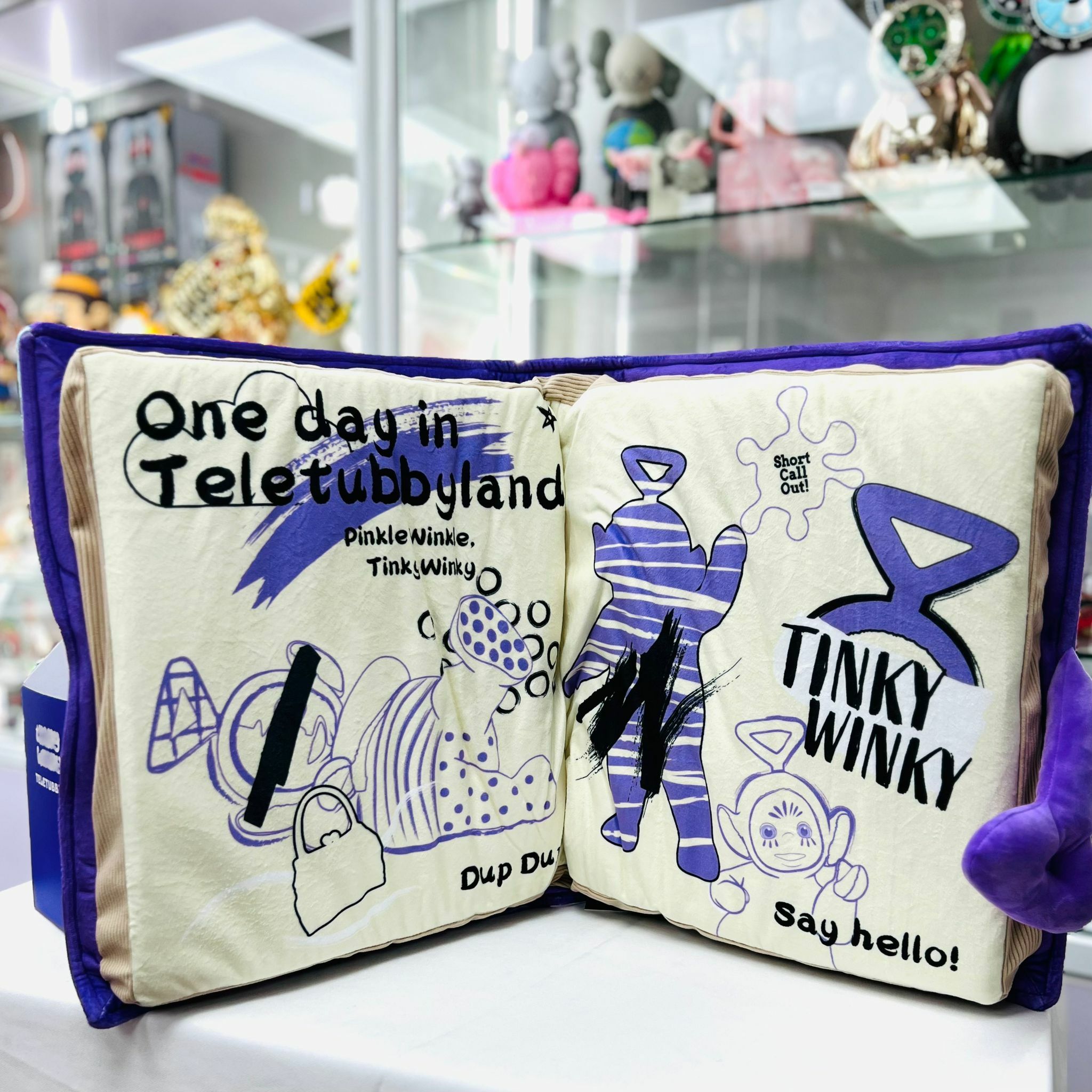 Teletubbies cushion by Pop Sunday - Tinky Winky (Purple)