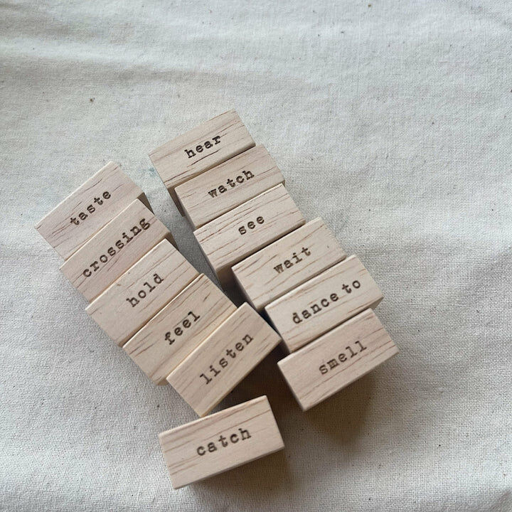 SOM．感官和季節 16入文字印章組