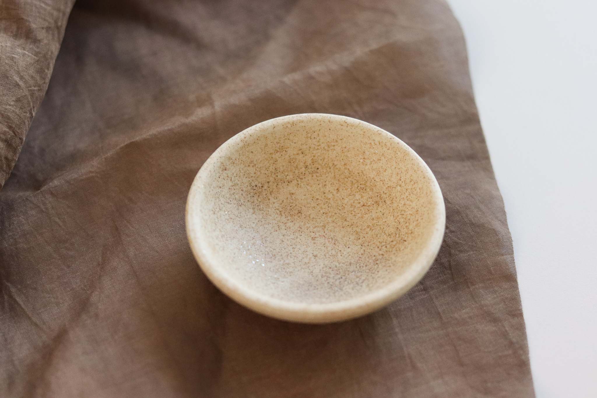 日本 美濃燒 燕麥米 醬料缽